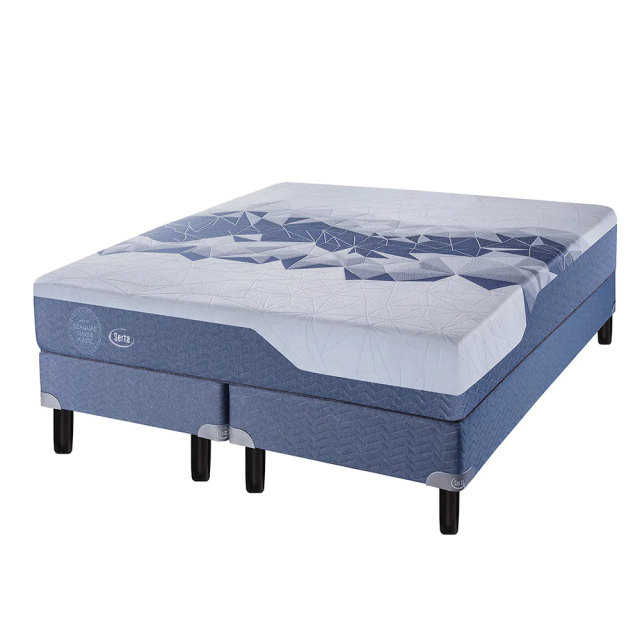 Conjunto Luisiana Plush 180x200 Serta 1 UN